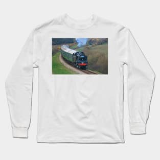 BR Standard Class 4, Swanage Railway, March 2019 Long Sleeve T-Shirt